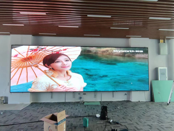 房县P1.53led小间距屏安装案例